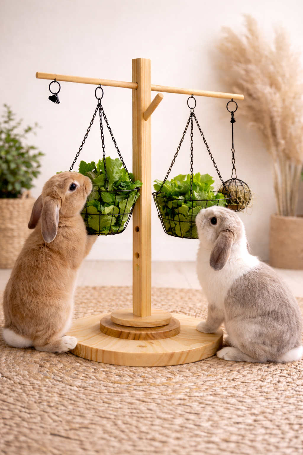 Royal Forage Tree™ – Luxury Rabbit Enrichment Furniture