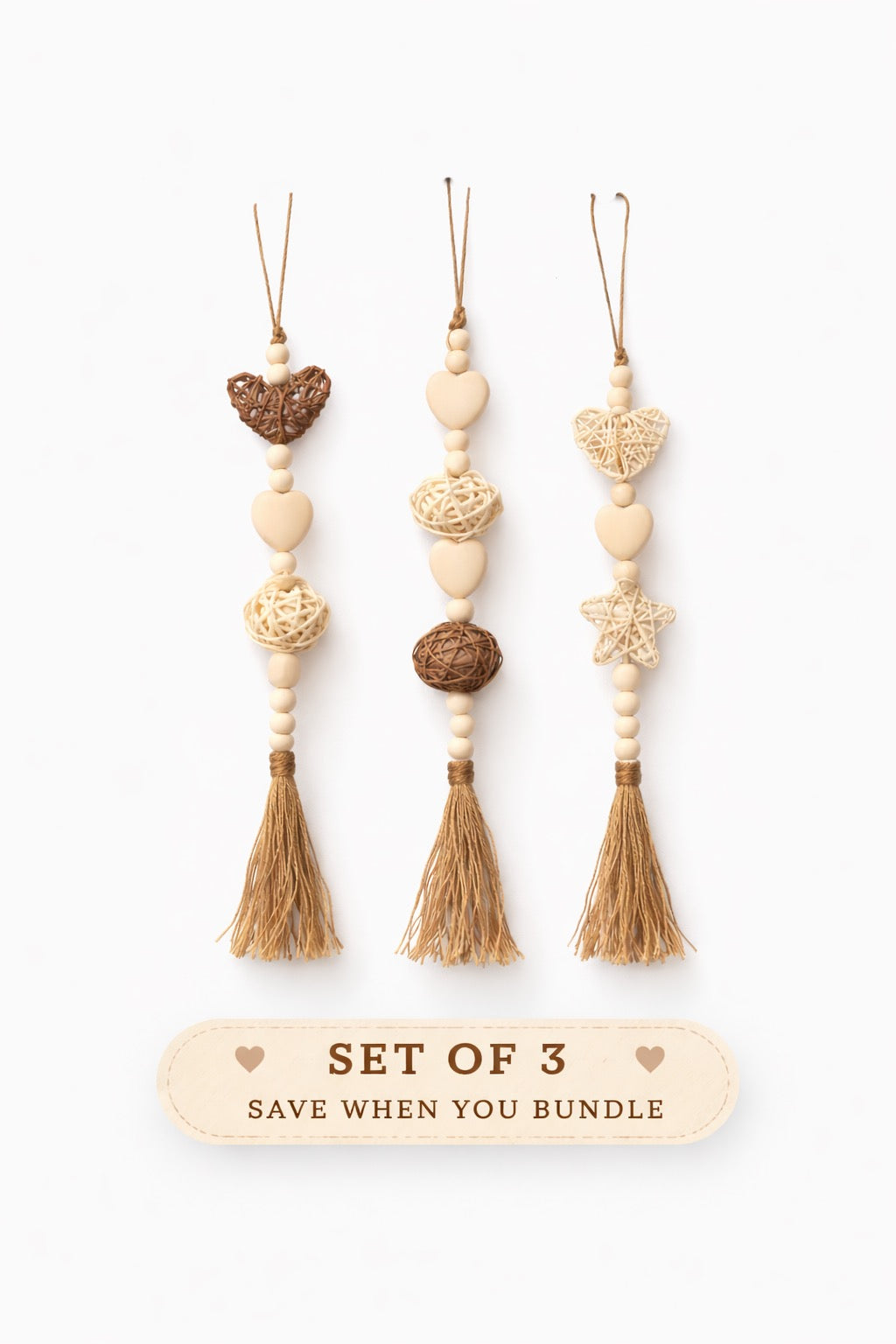 Royal Heartstrings™ - Set Of 3 Natural Chew Toys