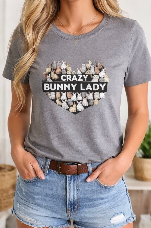 Crazy Bunny Lady Tee