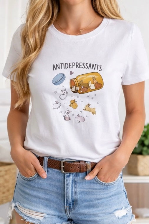 Bunny “Antidepressants” Tee